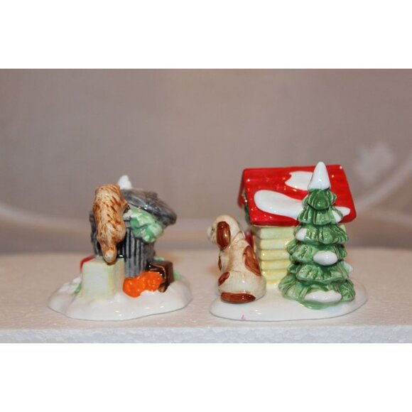 Dept 56 Snow Village - Cat and Dog - Picture 2 of 6